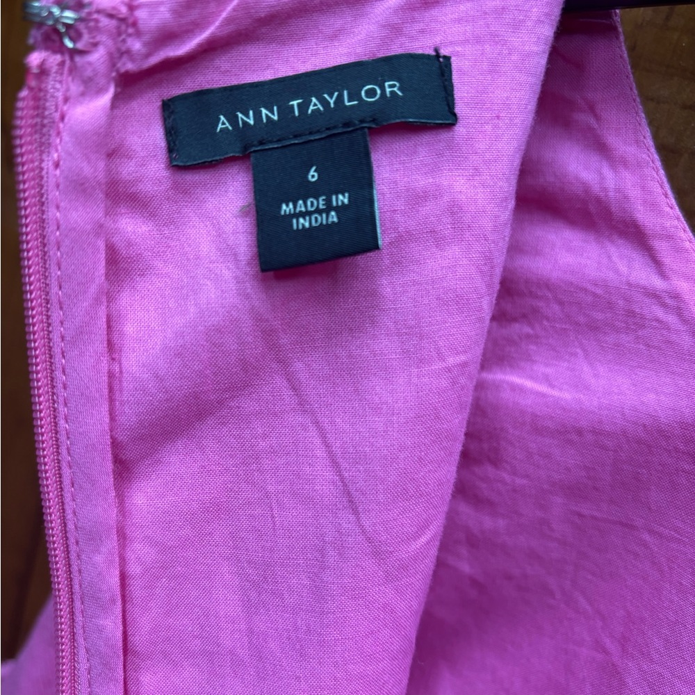 Ann Taylor Pink Sheath Halter Dress - Picture 4 of 7